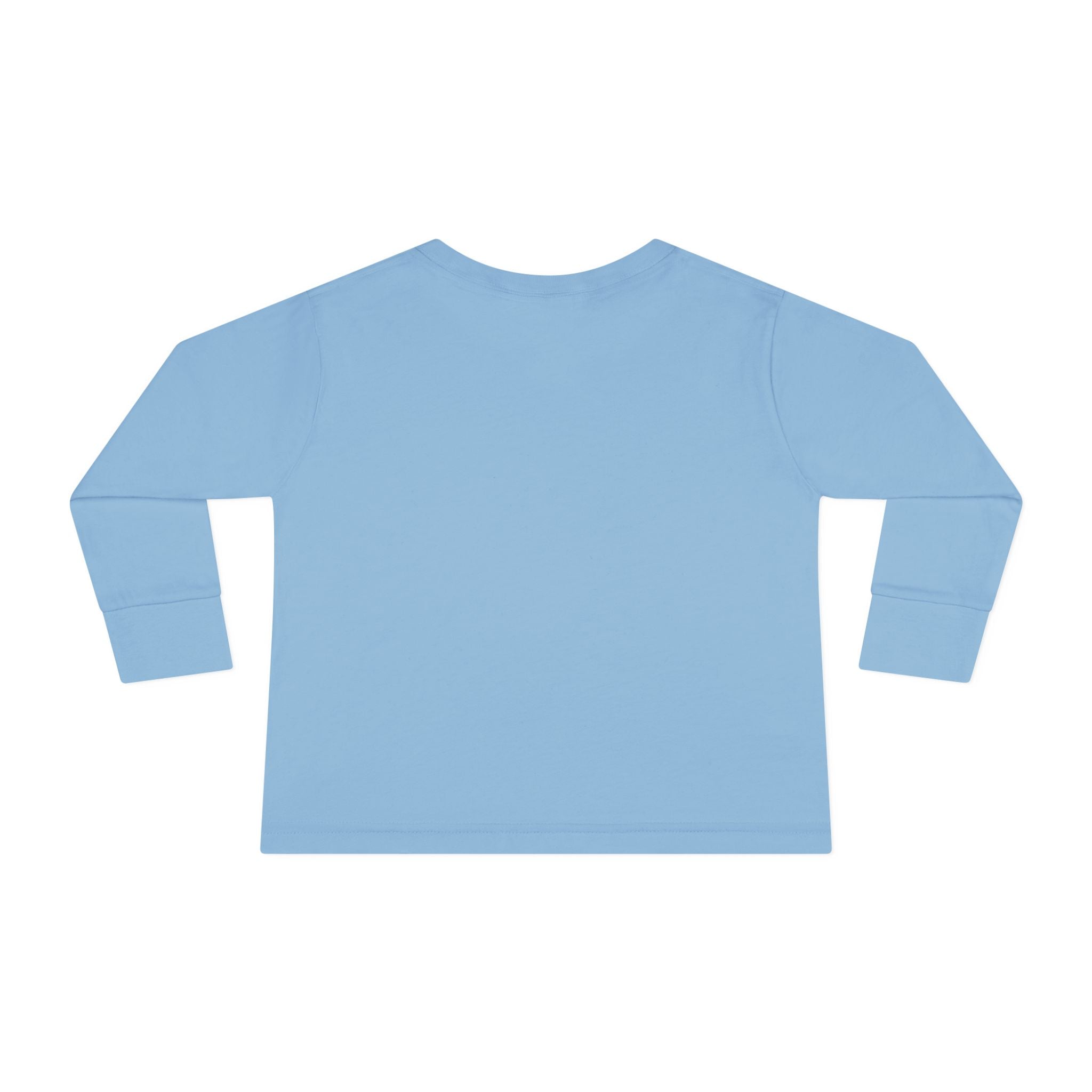Colorful Hippo Toddler Long Sleeve Tee — Vibrant Jungle Animal Shirt for Kids