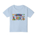 Toddler T-Shirt — "Kindergarten Crew 2026" Colorful Crayons & Blocks Back-to-School Tee