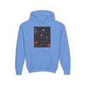 Youth Hoodie - Spooky Magician Halloween Jack-o'-Lantern Galaxy Design
