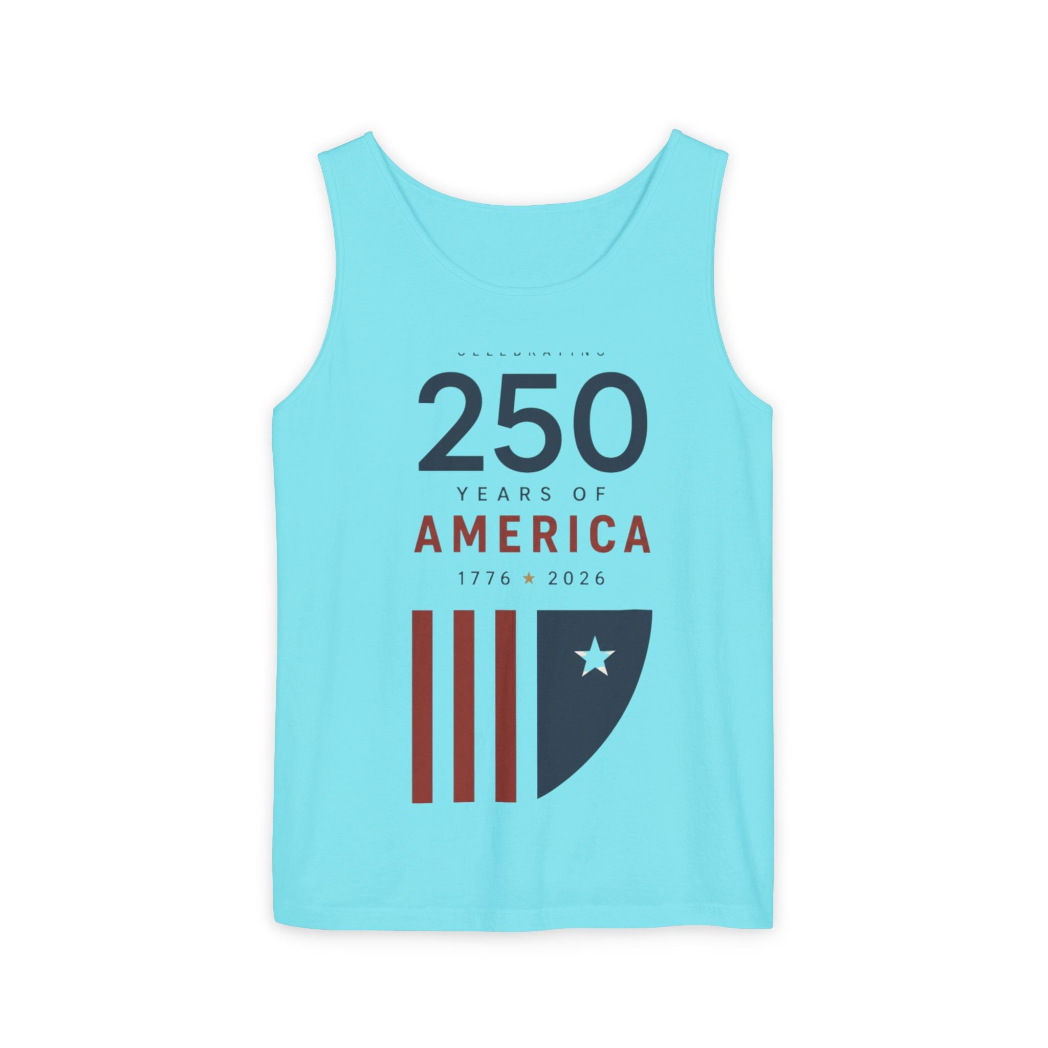 250 Years of America Tank Top — Patriotic 1776–2026 Anniversary Graphic Tank
