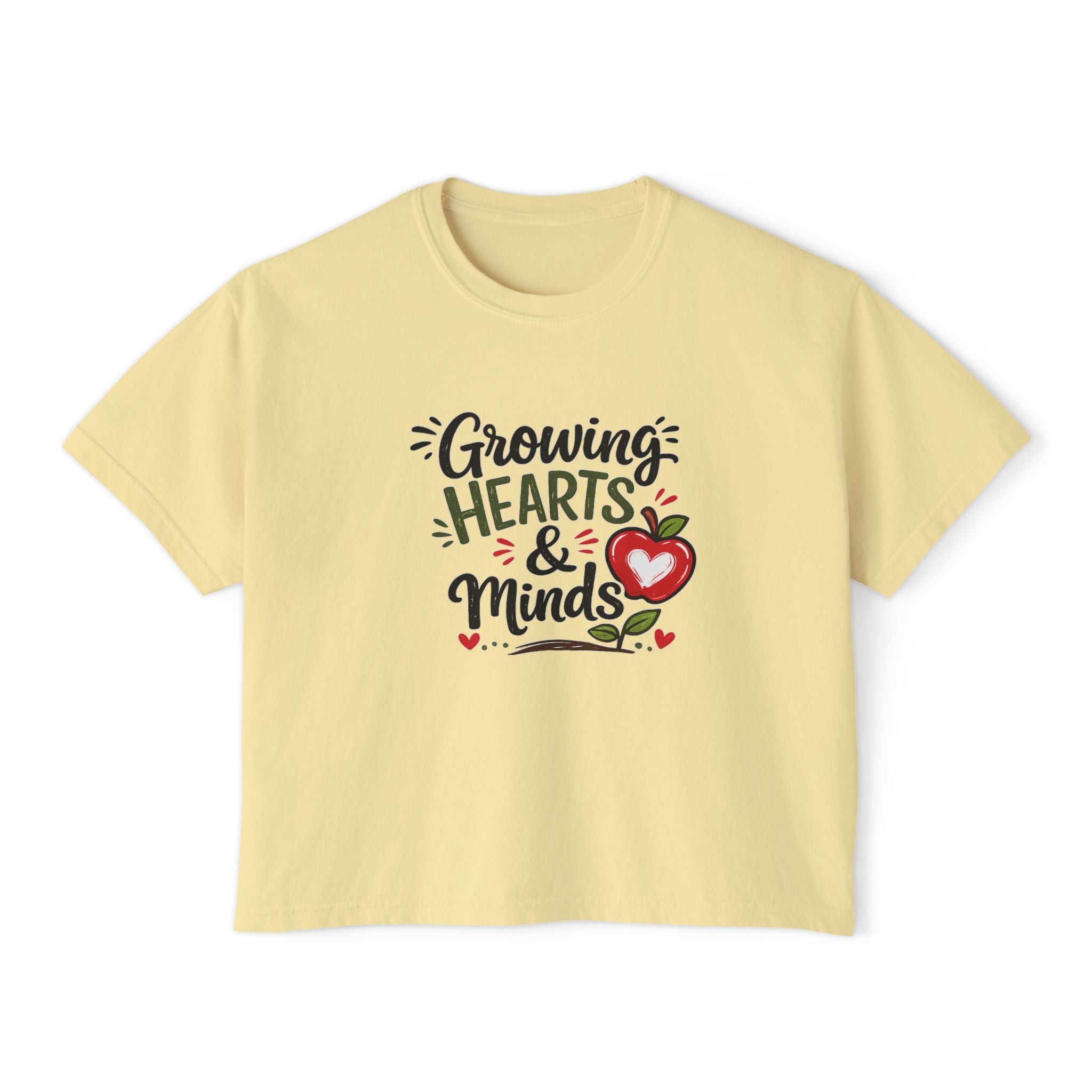 Growing Hearts & Minds Teacher Boxy Tee
