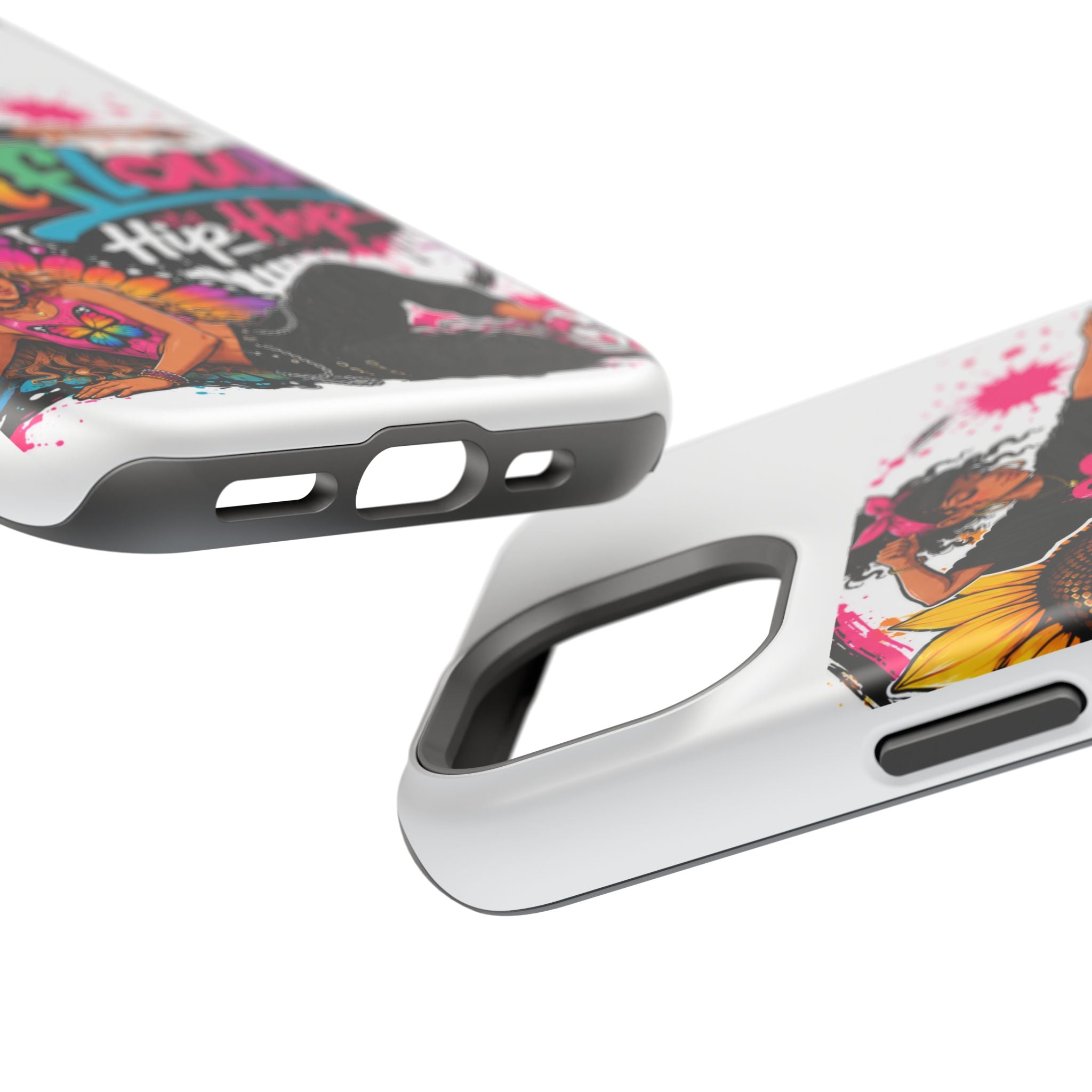 Sunflower Hip Hop Phone Case — Impact-Resistant Protective Case