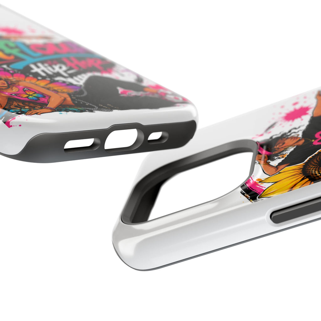 Sunflower Hip Hop Phone Case — Impact-Resistant Protective Case