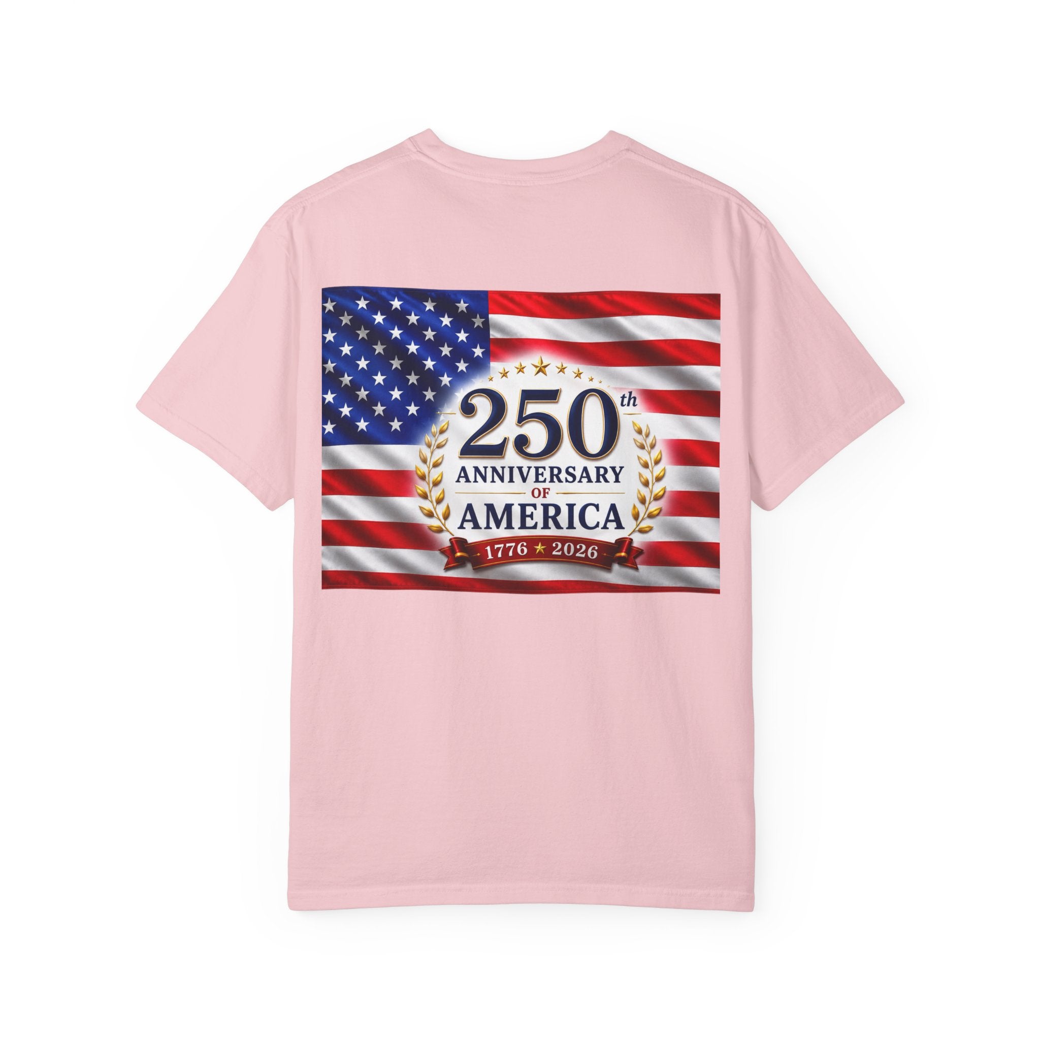 'Merica Peace Sign T-Shirt — 250th Anniversary of America Flag Tee (1776–2026)