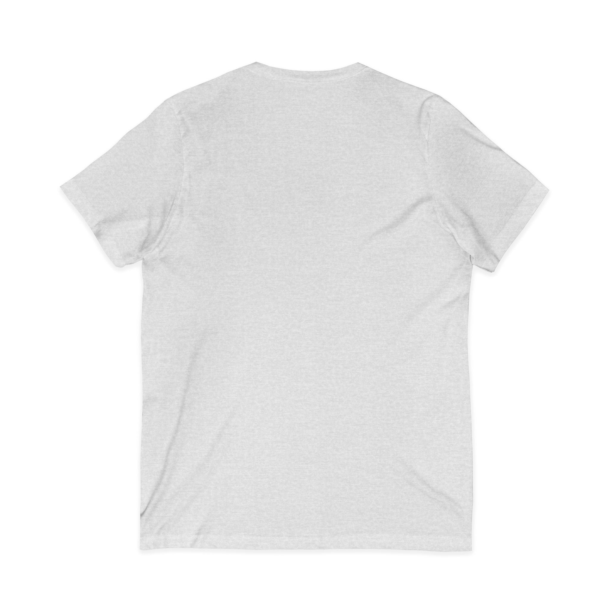 Colorful Donkey V-Neck Tee — Whimsical Farm Animal Graphic Shirt
