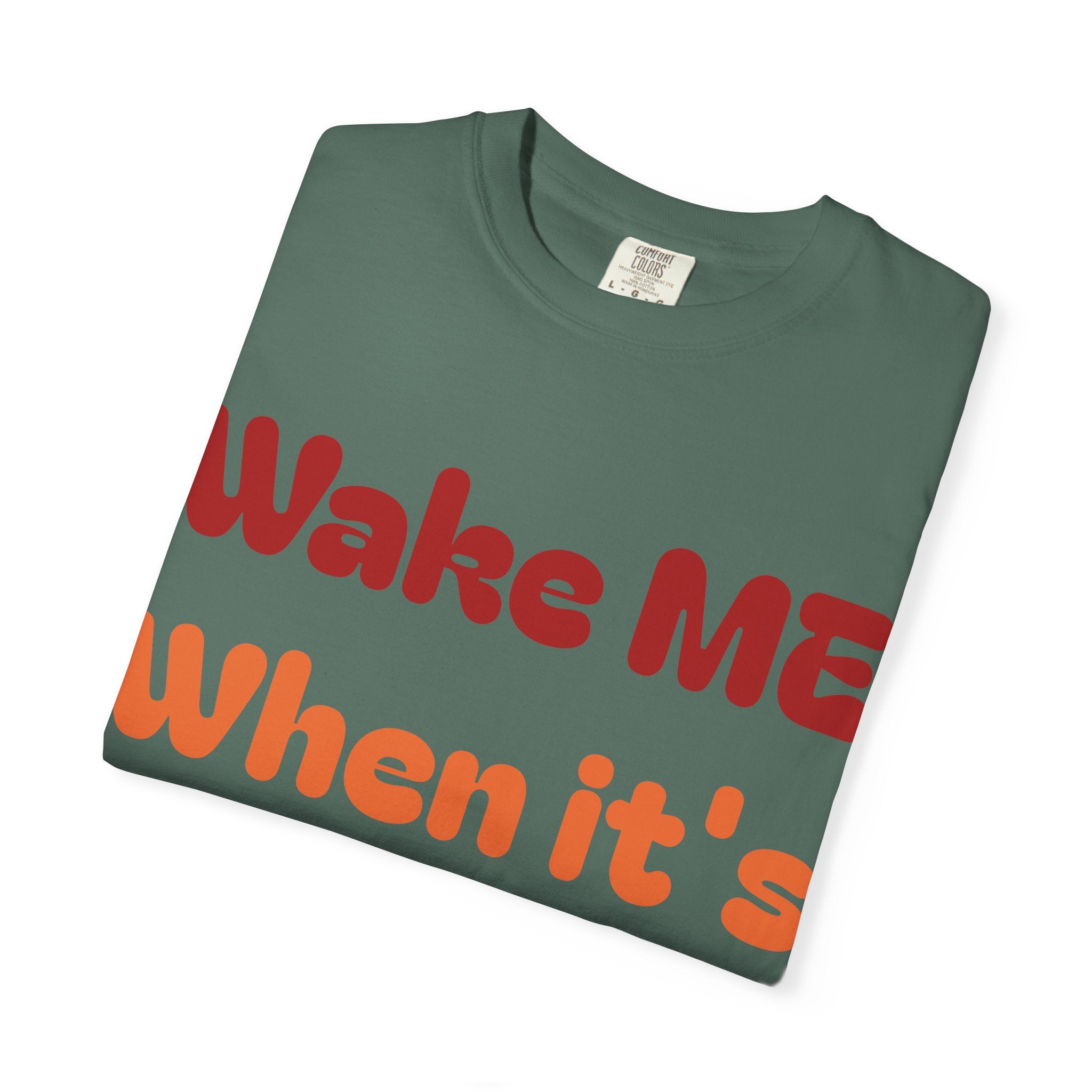 Wake Me When It's Friyay! T-Shirt — 'Midnight Run' Retro Graphic Tee