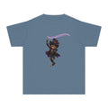 Kids Halloween Cat Witch T‑Shirt — Cute Dancing Black Cat in Witch Costume