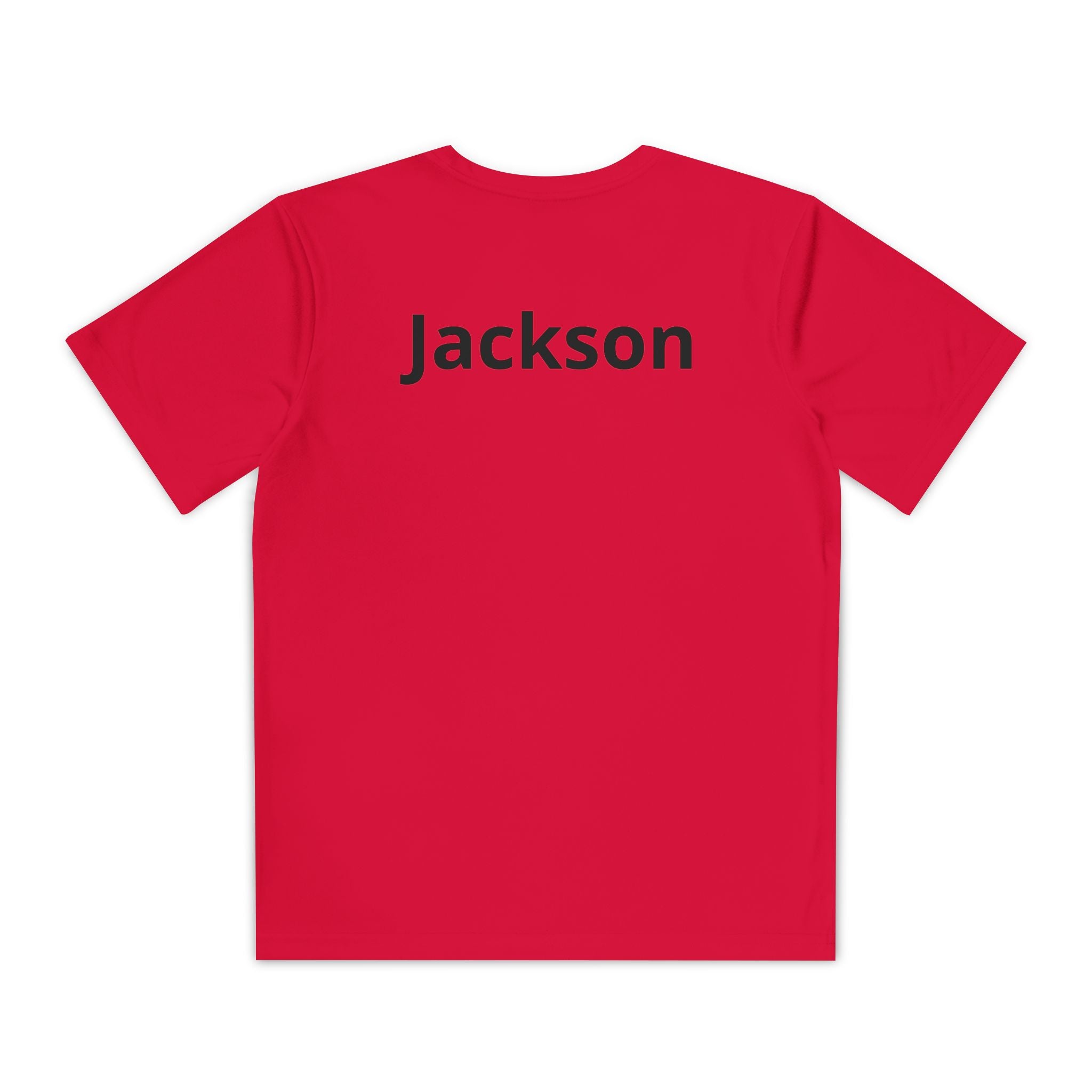 Youth Basketball Tee, Back to School — "Focus Work Win" Personalized Name Jersey