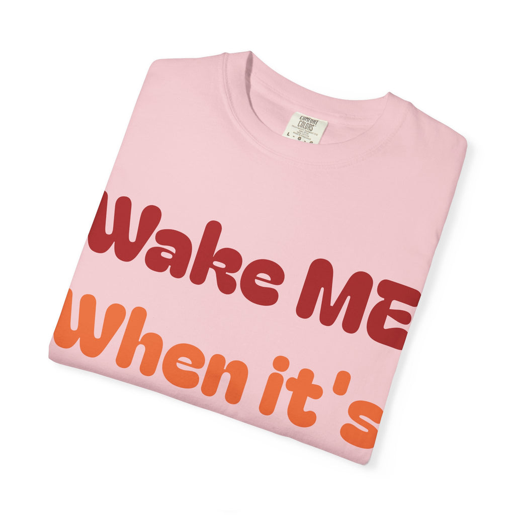 Wake Me When It's Friyay! T-Shirt — 'Midnight Run' Retro Graphic Tee