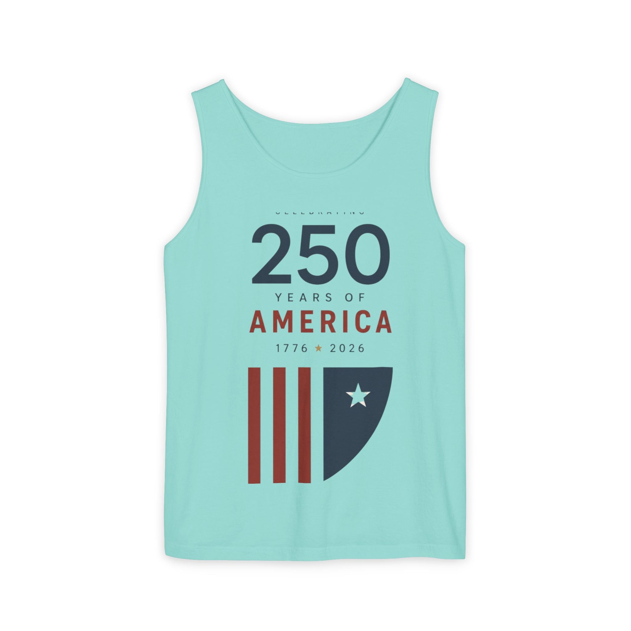 250 Years of America Tank Top — Patriotic 1776–2026 Anniversary Graphic Tank