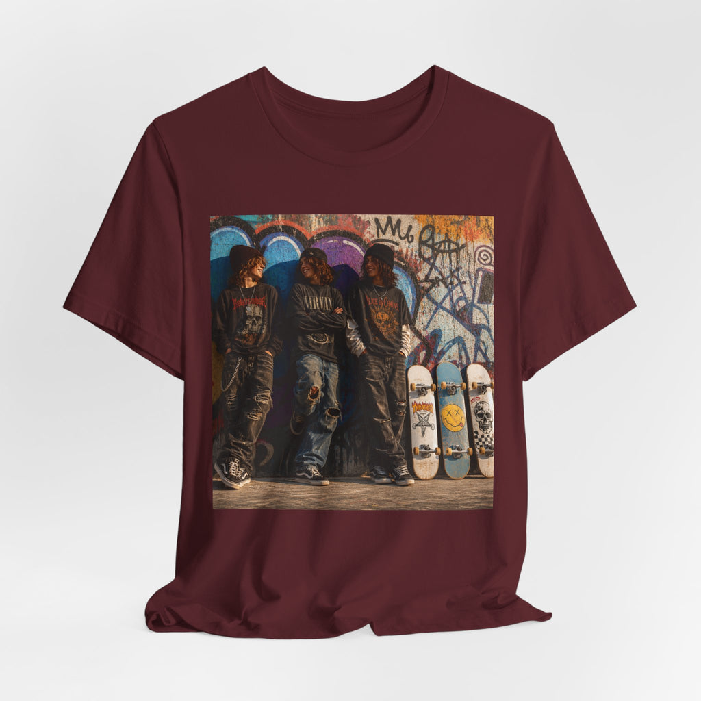 Skate Crew Graphic Tee – Urban Skateboard Art T‑Shirt