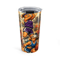 20oz Basketball Players Travel Tumbler – Urban Court Sports Water Bottle
