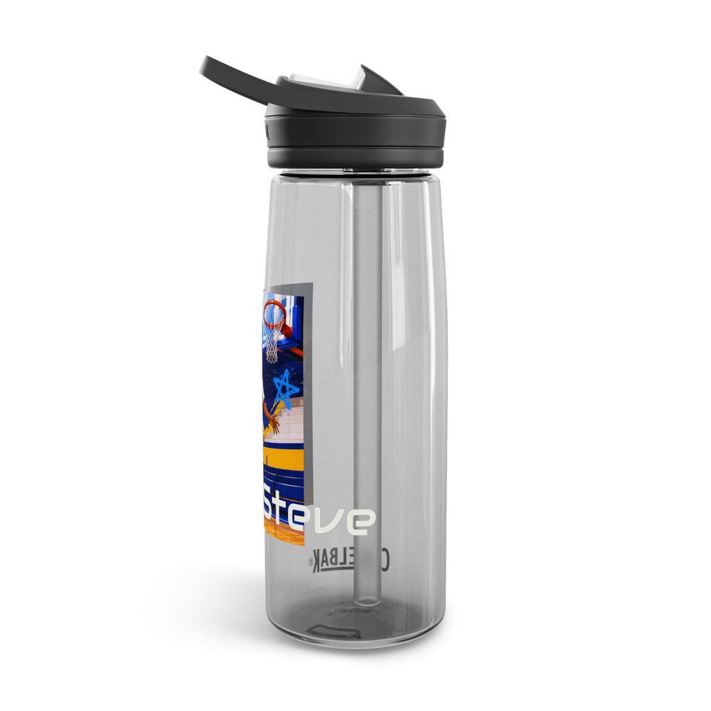 Basketball Motivational Water Bottle – "Focus Work Win" CamelBak Eddy® 20/25oz