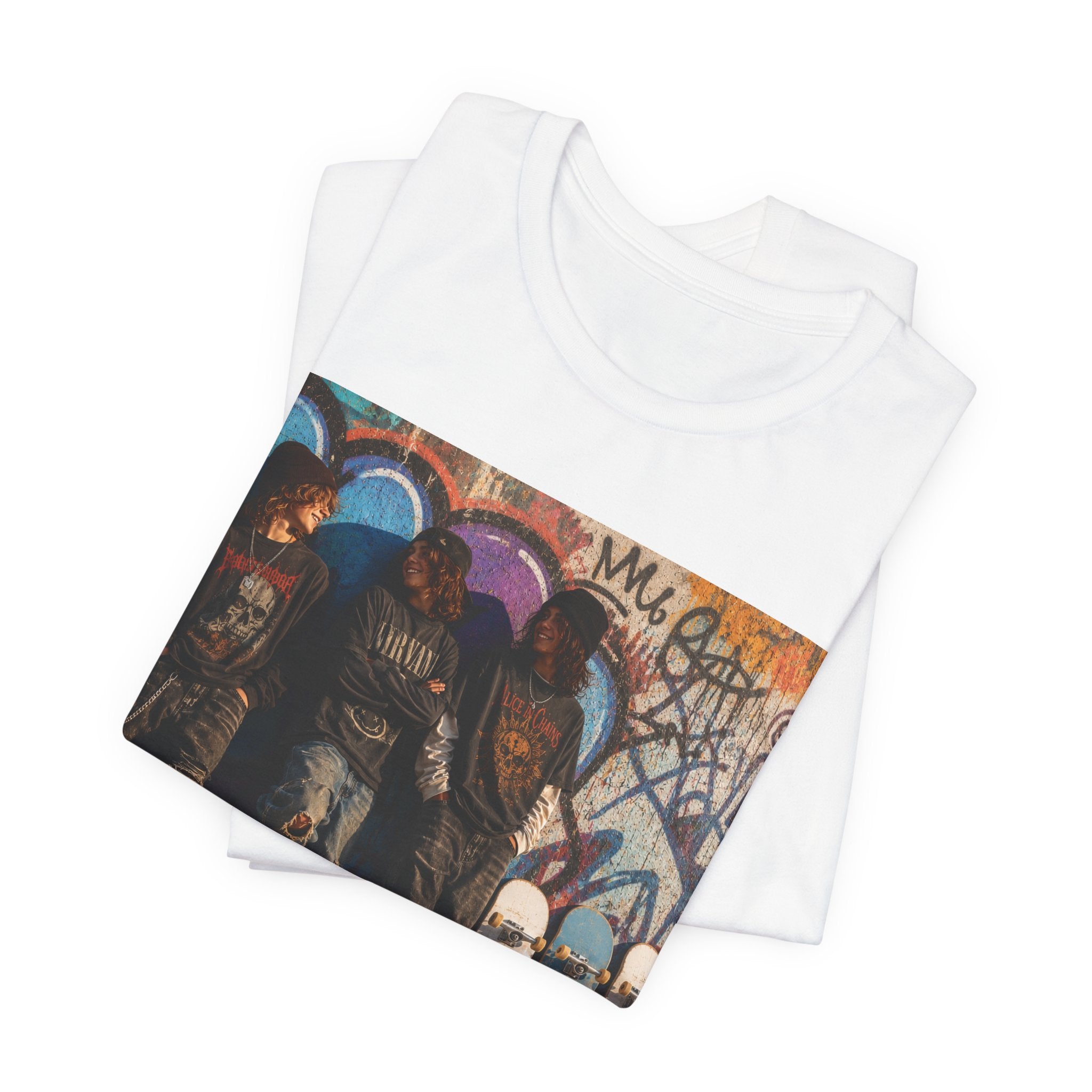 Skate Crew Graphic Tee – Urban Skateboard Art T‑Shirt