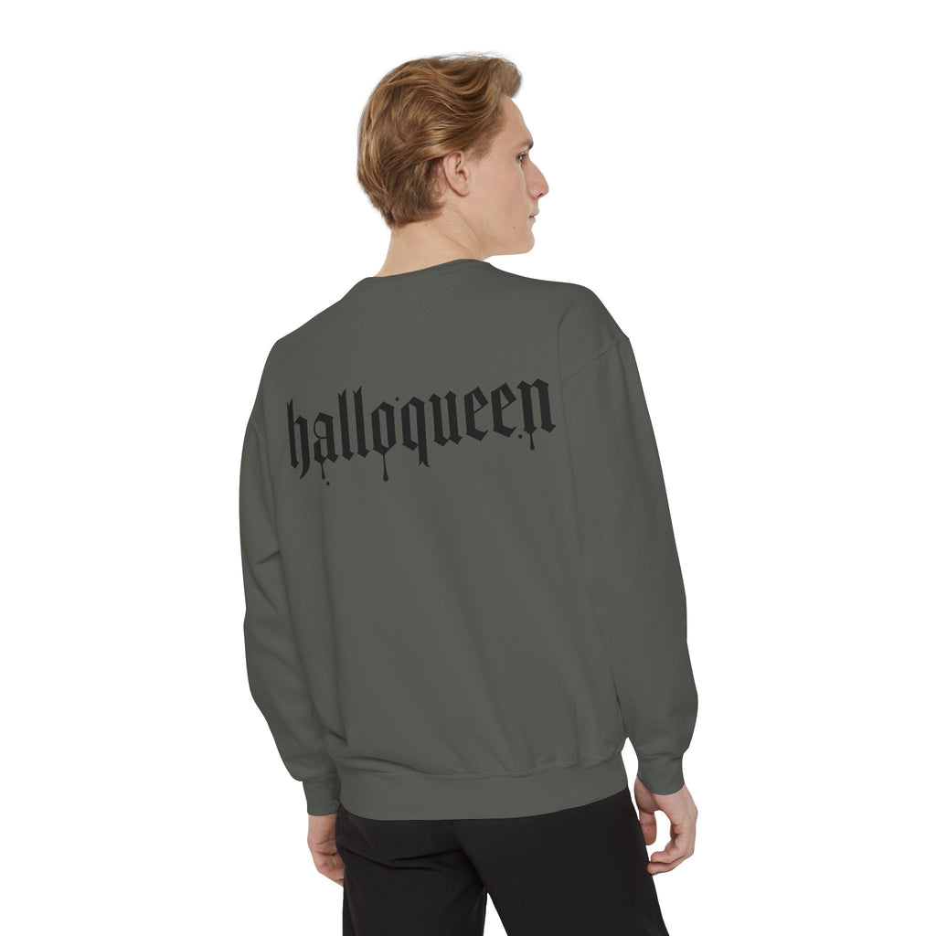 Halloween Sweatshirt — "halloqueen" Ghosts Pullover