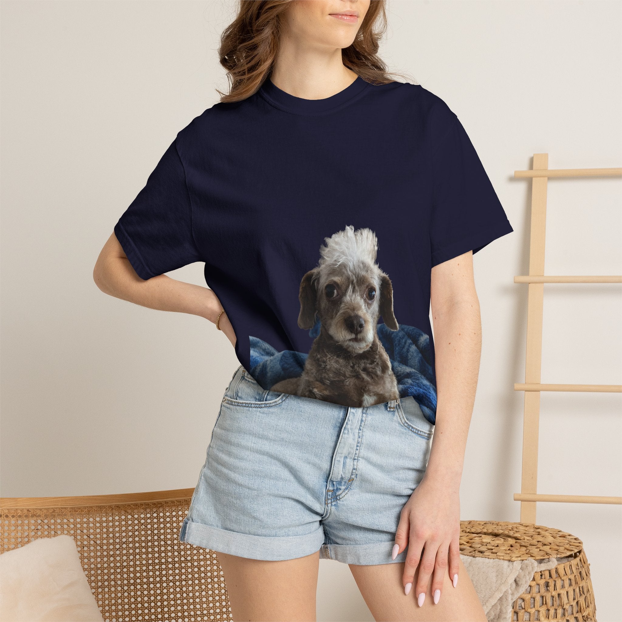 Butch Pet Photo T-Shirt — Custom Dog Portrait Tee