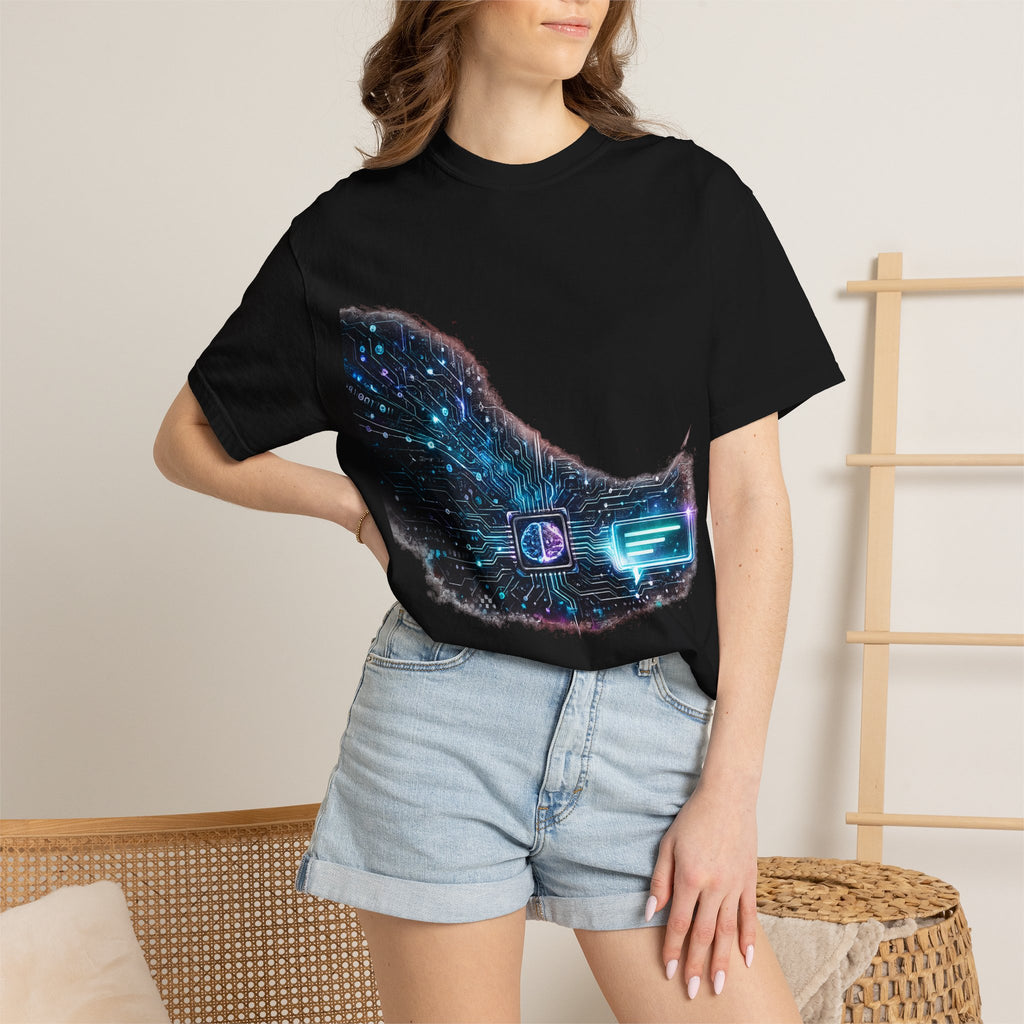 Galaxy Circuit T‑Shirt — Cosmic Tech Graphic Tee