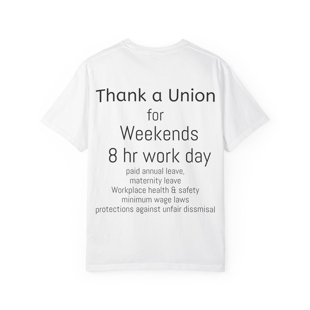 Labor Day T-Shirt — 'Thank a Union' Vintage Patriotic Tee