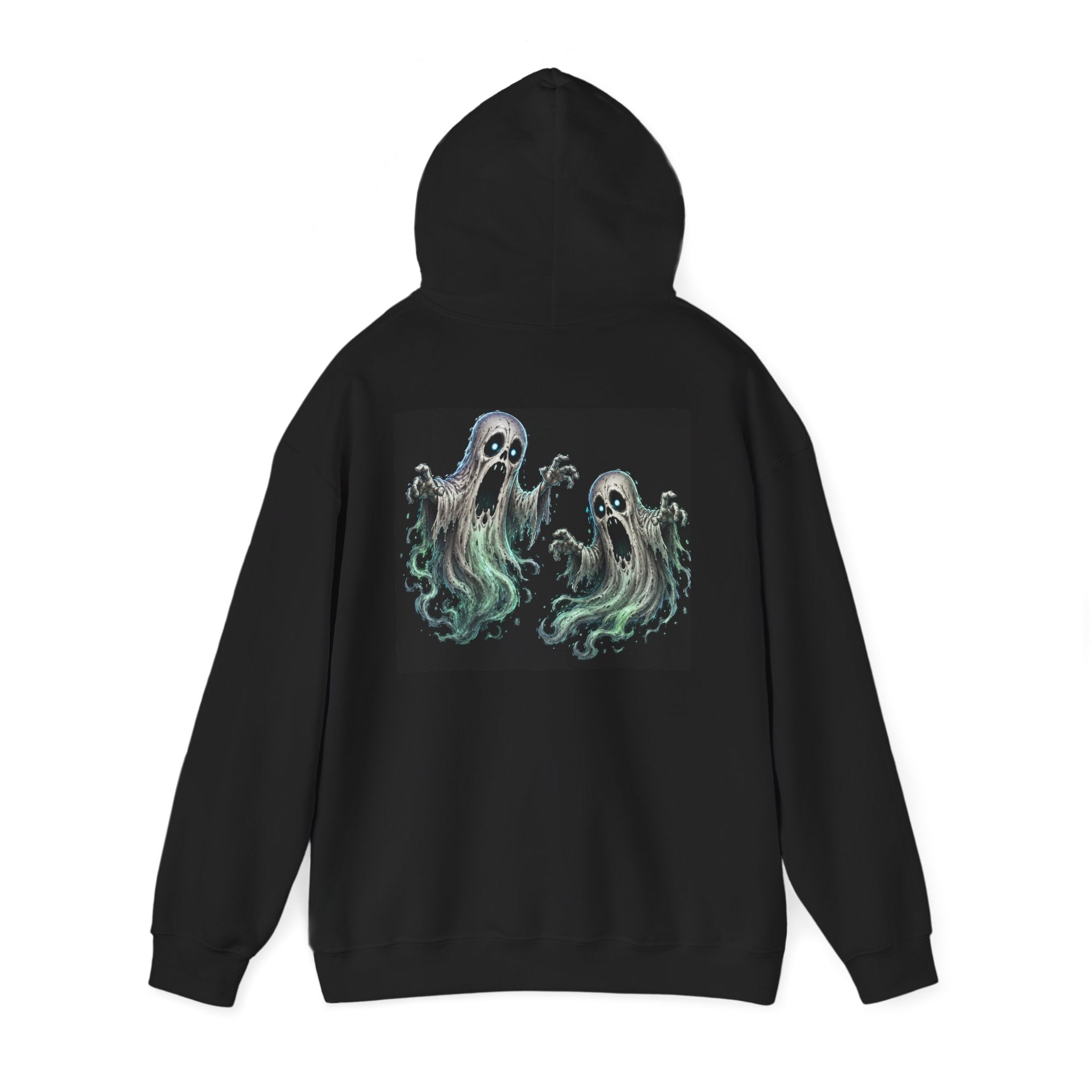 Ghostly Friends Hoodie — Cute Spooky Ghosts Graphic Pullover