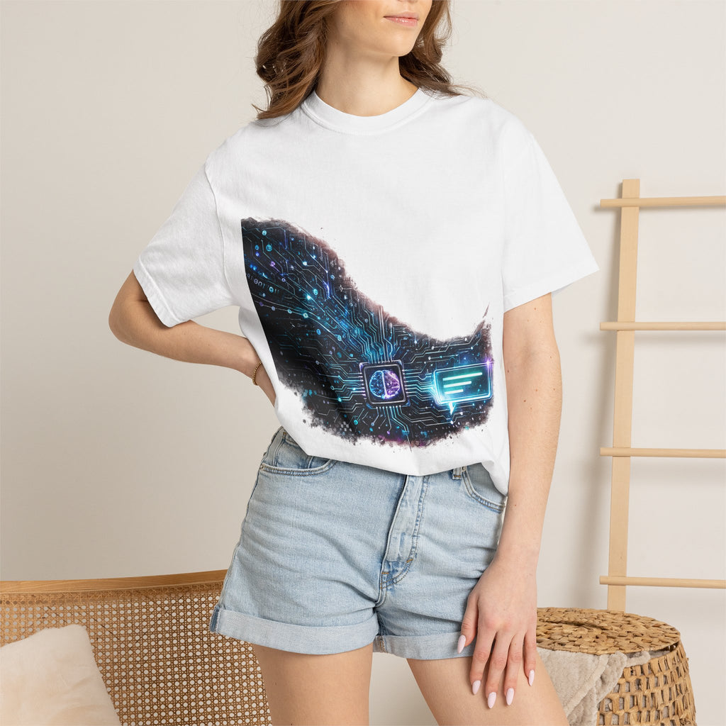 Galaxy Circuit T‑Shirt — Cosmic Tech Graphic Tee
