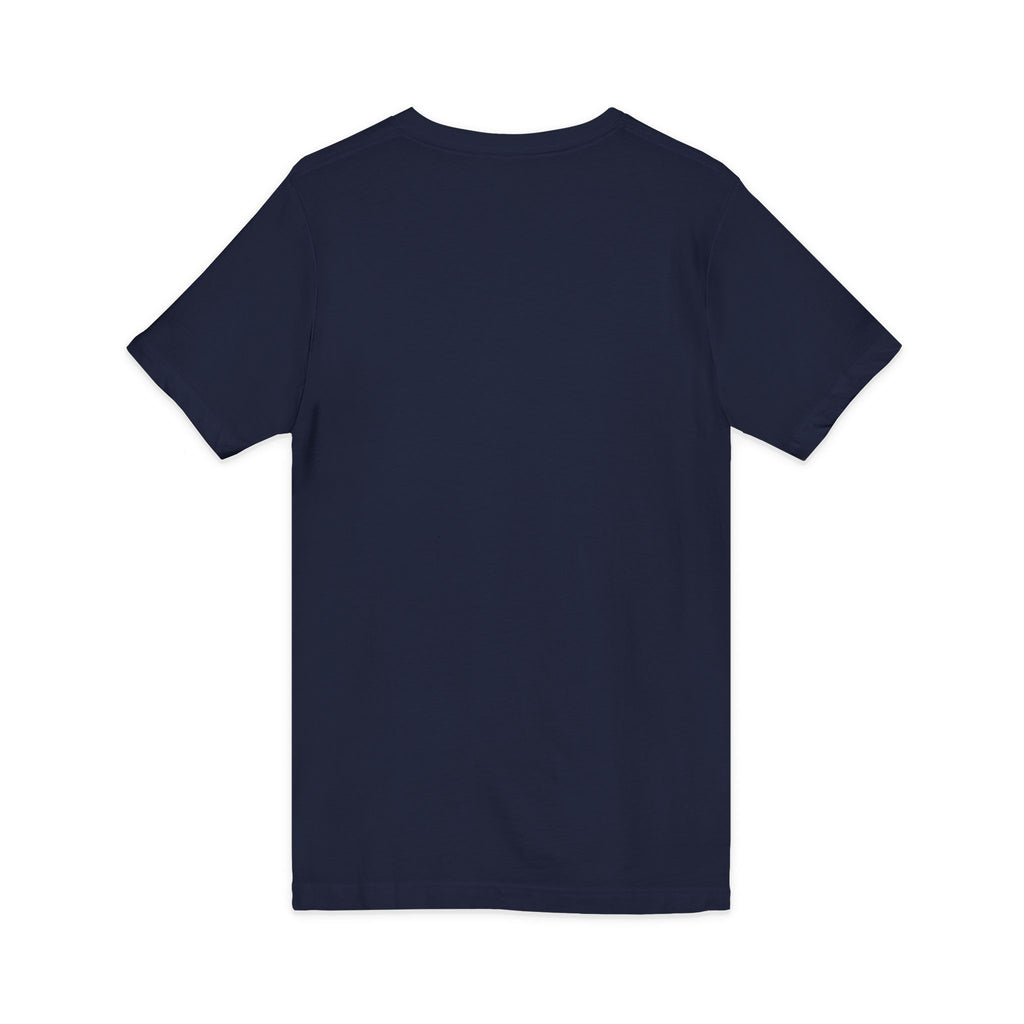 Colorful Donkey V-Neck Tee — Whimsical Farm Animal Graphic Shirt