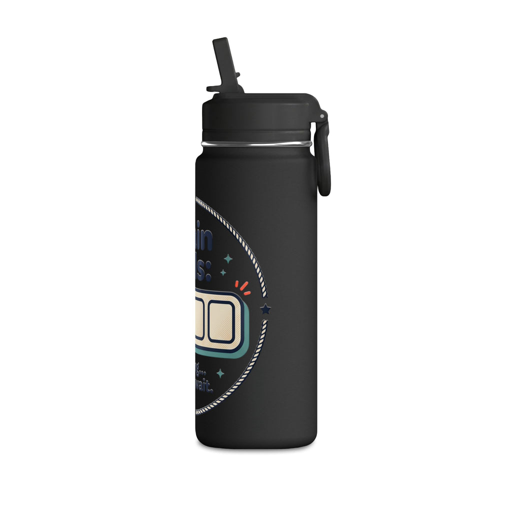 Water Bottle — "Brain Cells: loading... please wait." 20oz Funny Hydration Bottle