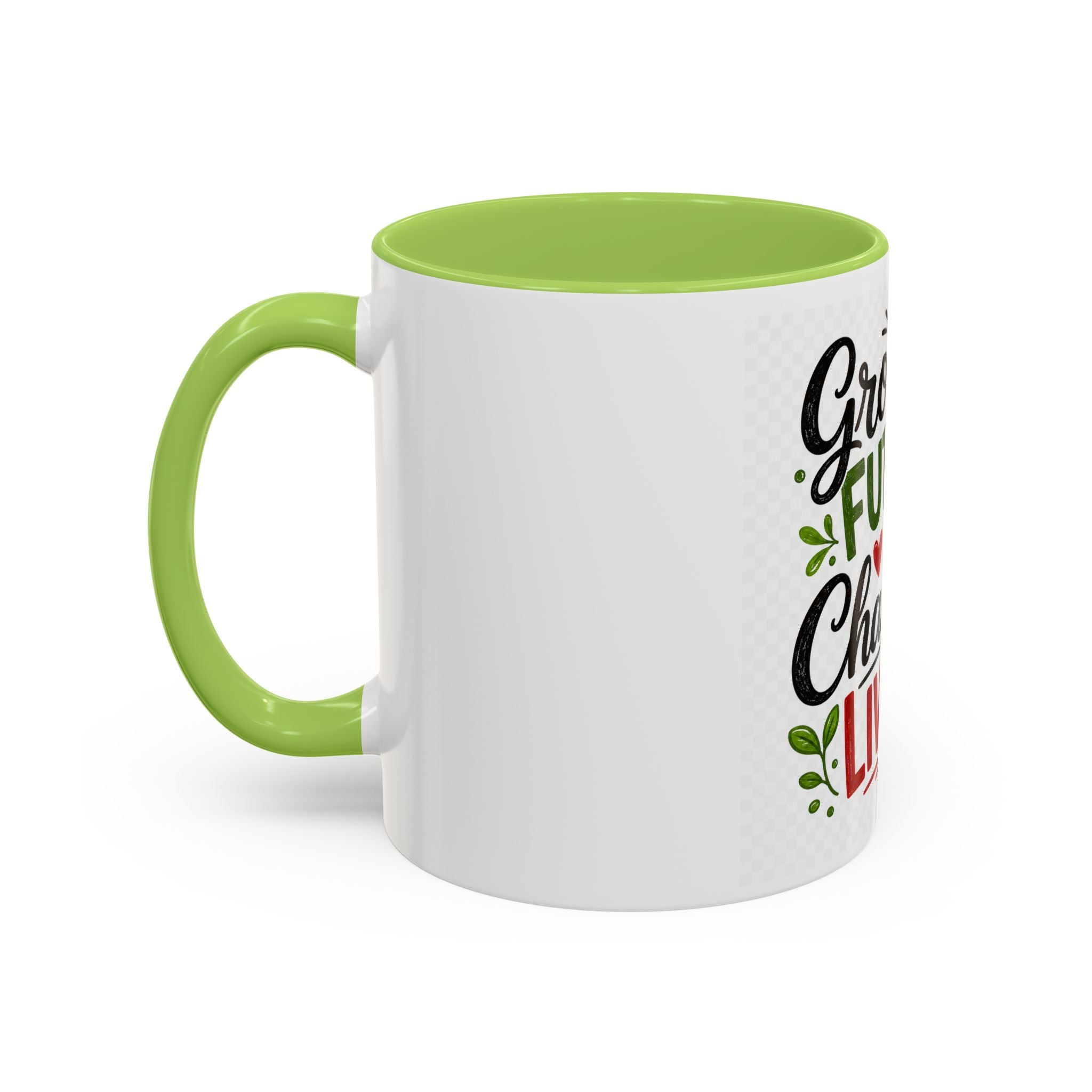 Growing Futures & Changing Lives Coffee Mug — Teacher Appreciation Accent Mug (11/15oz)