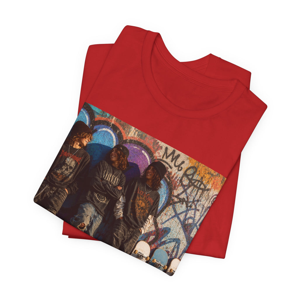 Skate Crew Graphic Tee – Urban Skateboard Art T‑Shirt