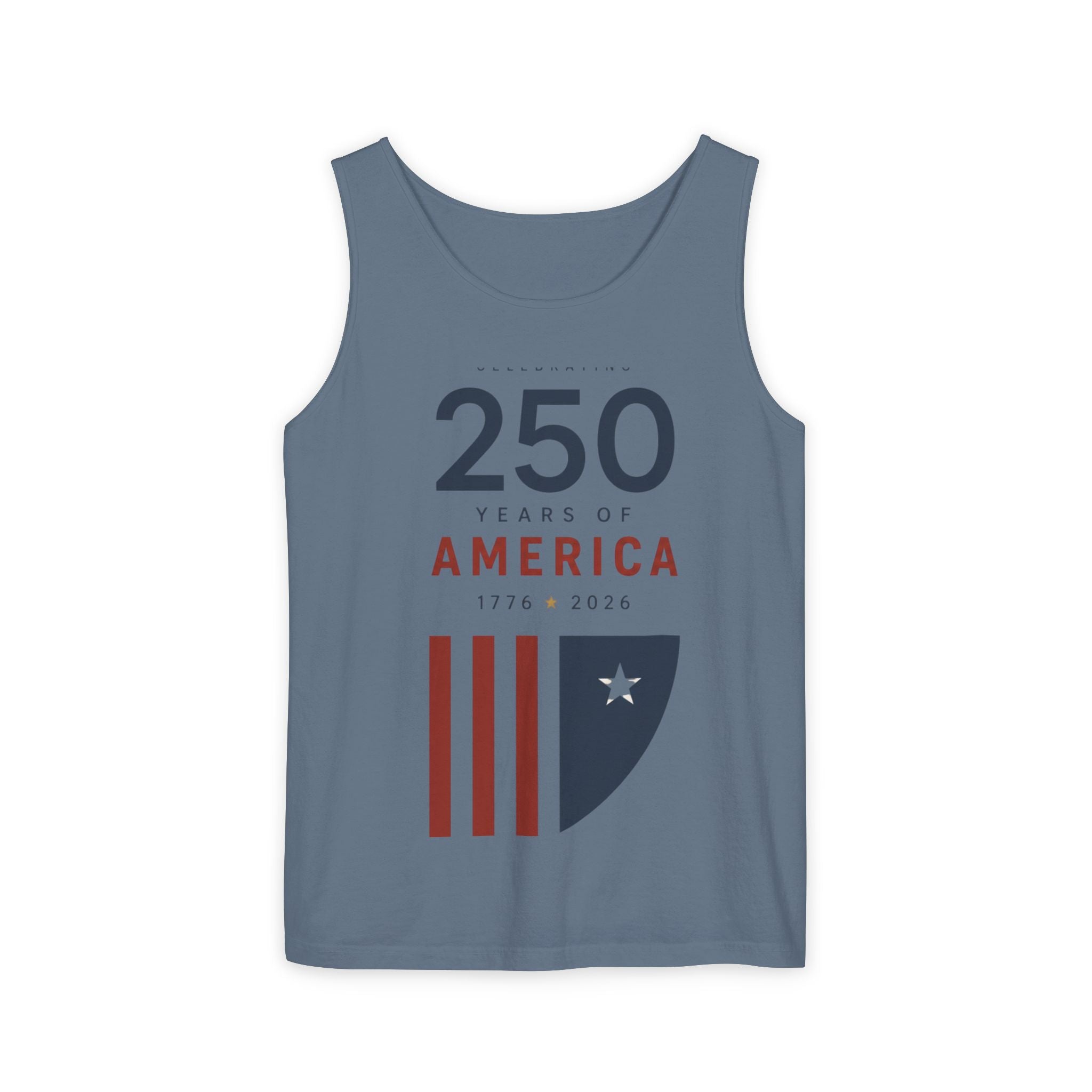 250 Years of America Tank Top — Patriotic 1776–2026 Anniversary Graphic Tank