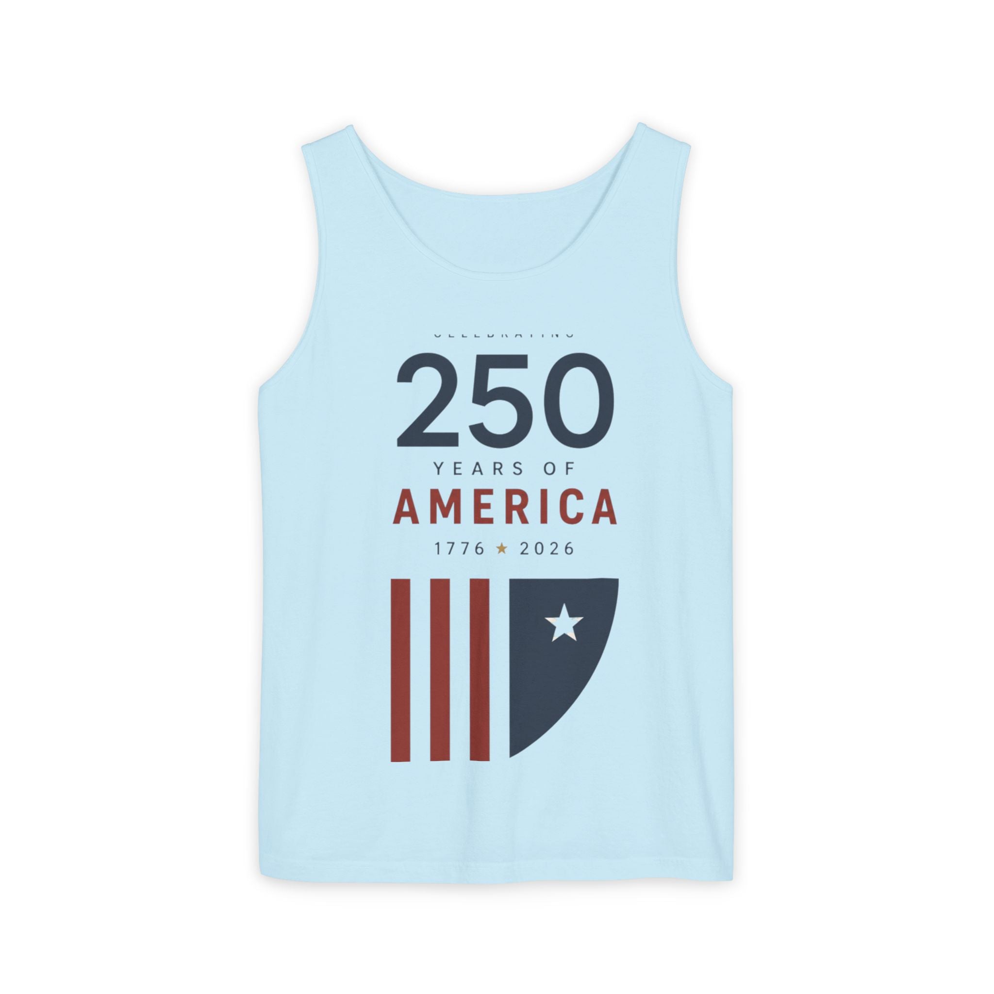 250 Years of America Tank Top — Patriotic 1776–2026 Anniversary Graphic Tank