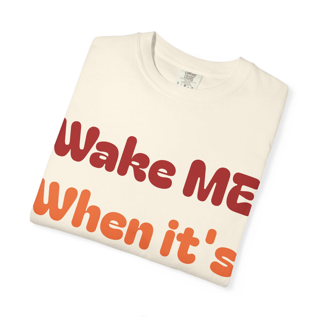 Wake Me When It's Friyay! T-Shirt — 'Midnight Run' Retro Graphic Tee