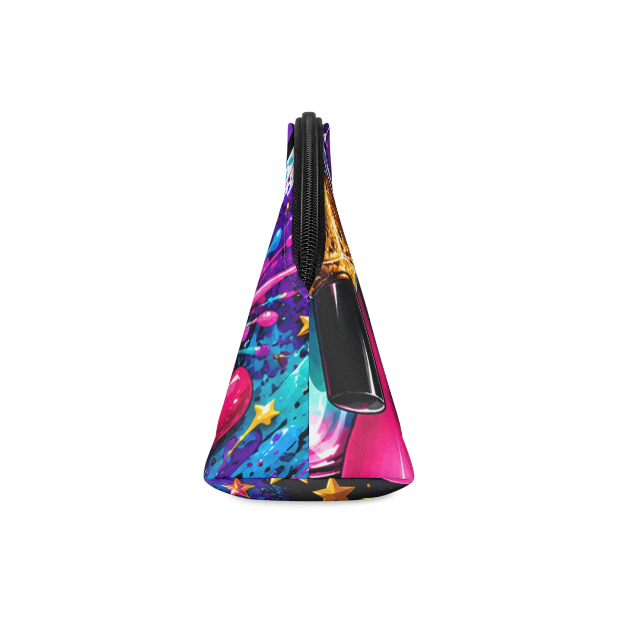 Cosmetic Splash Makeup Bag — Colorful Makeup Palette & Lipstick Pouch