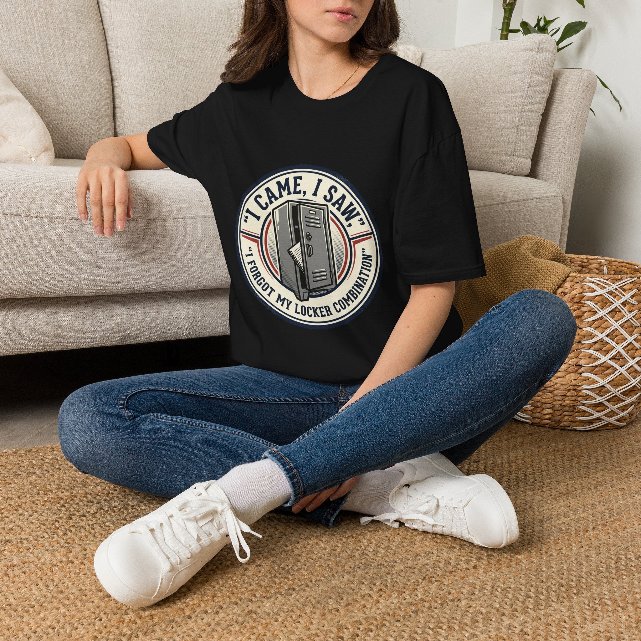 Locker Community T‑Shirt — “I Came, I Saw, I Tidied My Locker” Vintage Locker Room Tee