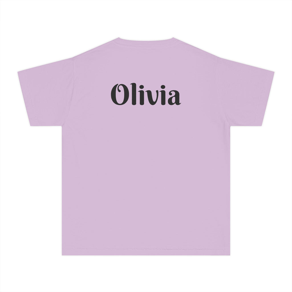 Schoolgirl Locker Youth Tee — Personalized "Olivia" Schoolgirl Locker Graphic Shirt