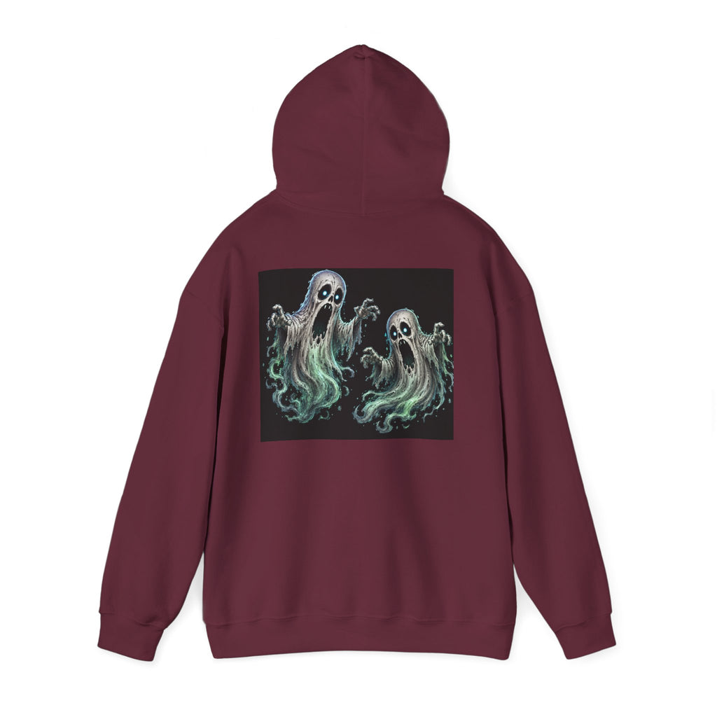Ghostly Friends Hoodie — Cute Spooky Ghosts Graphic Pullover