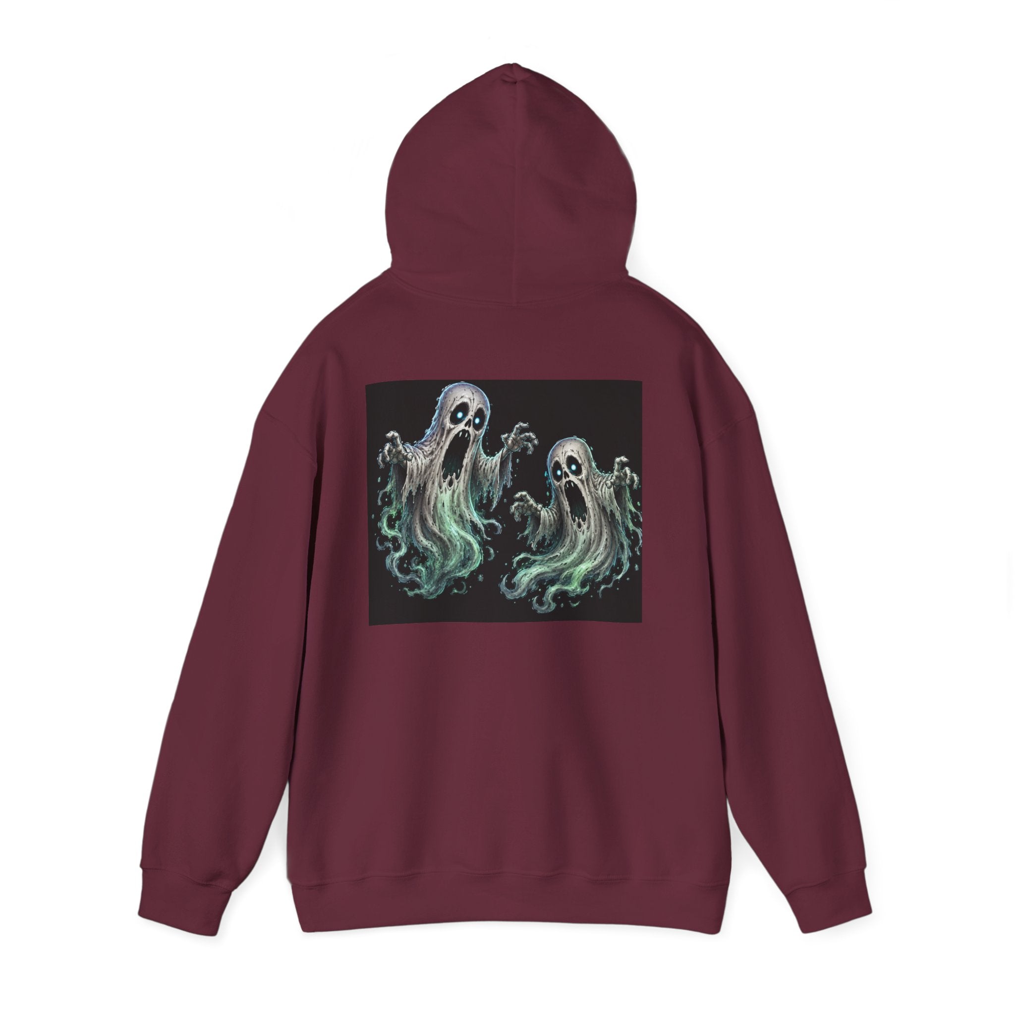 Ghostly Friends Hoodie — Cute Spooky Ghosts Graphic Pullover