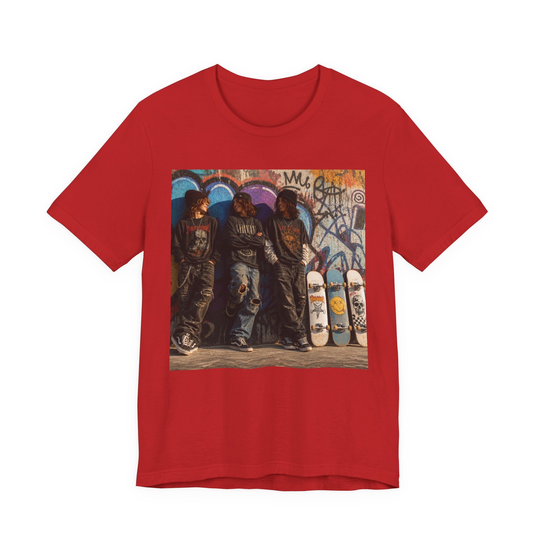 Skate Crew Graphic Tee – Urban Skateboard Art T‑Shirt