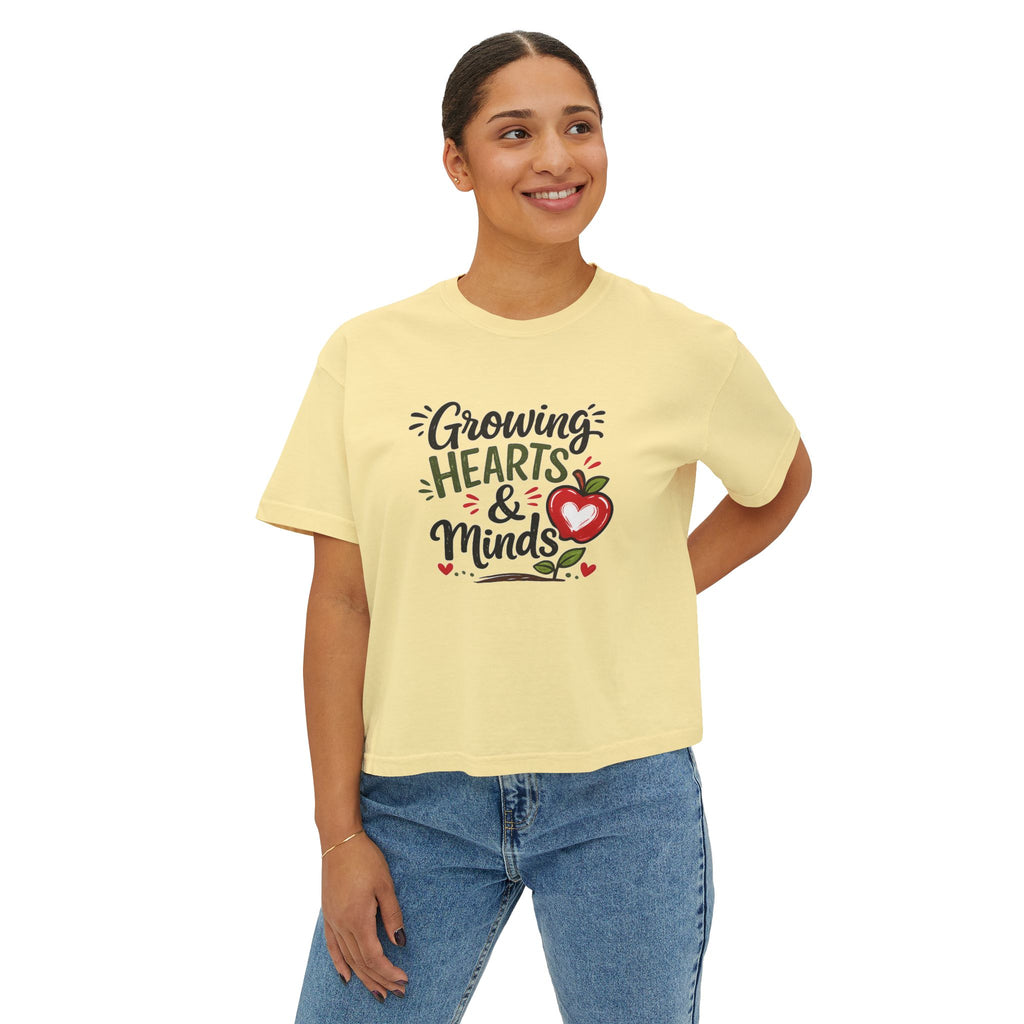 Growing Hearts & Minds Teacher Boxy Tee