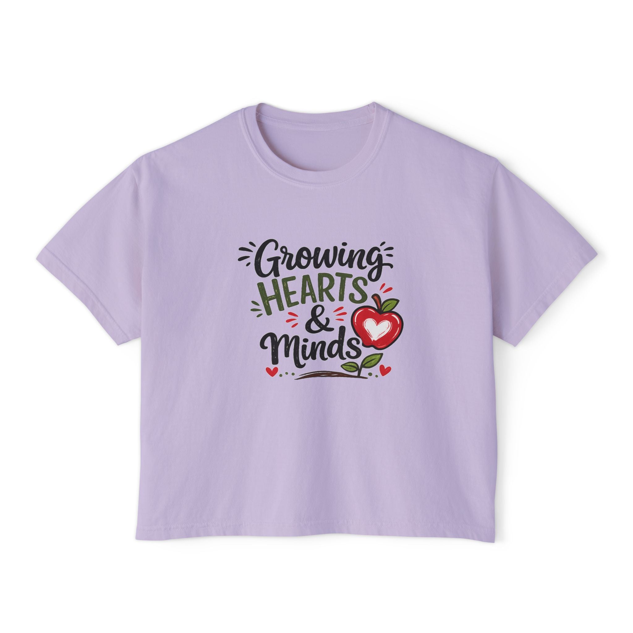 Growing Hearts & Minds Teacher Boxy Tee