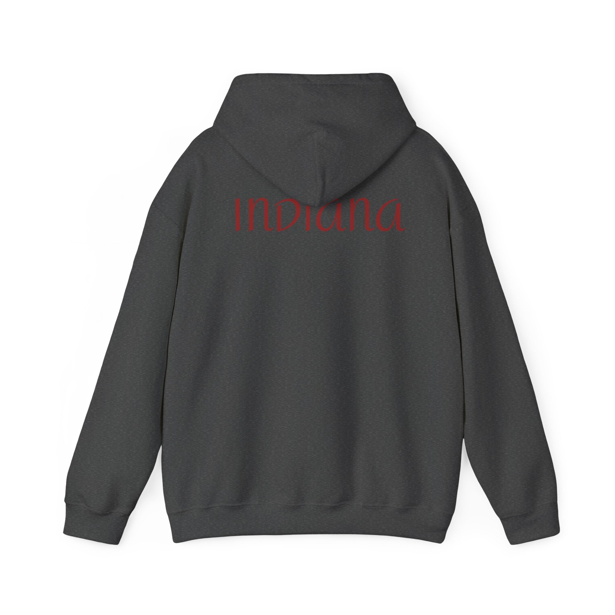 Indiana Eight1Two Hoodie – Minimal Vintage Script College Pullover
