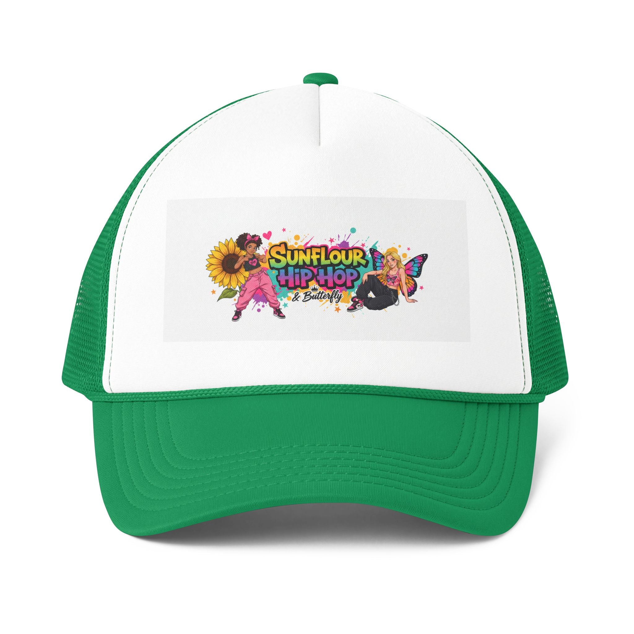 Trucker Cap — 'Sun Tour Hip Hop' Retro Beach Music Mesh Hat