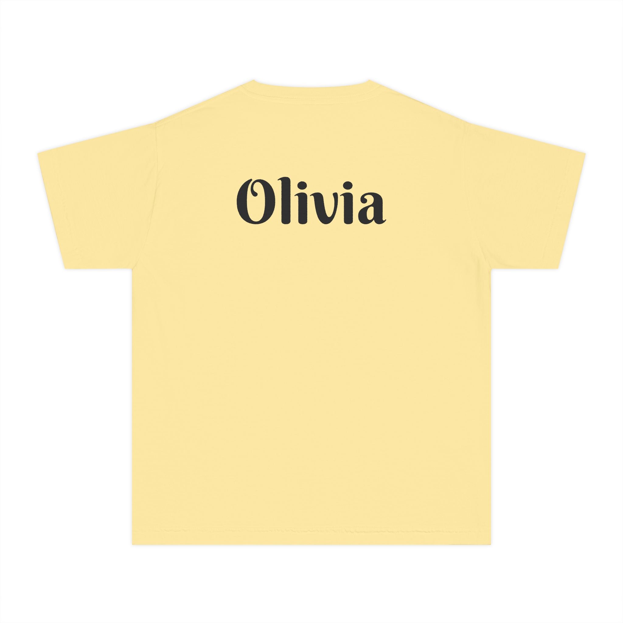 Schoolgirl Locker Youth Tee — Personalized "Olivia" Schoolgirl Locker Graphic Shirt