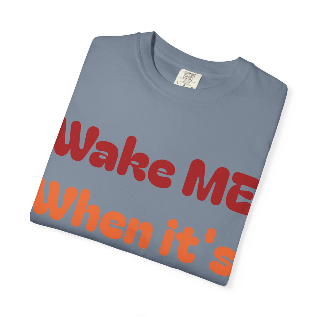 Wake Me When It's Friyay! T-Shirt — 'Midnight Run' Retro Graphic Tee