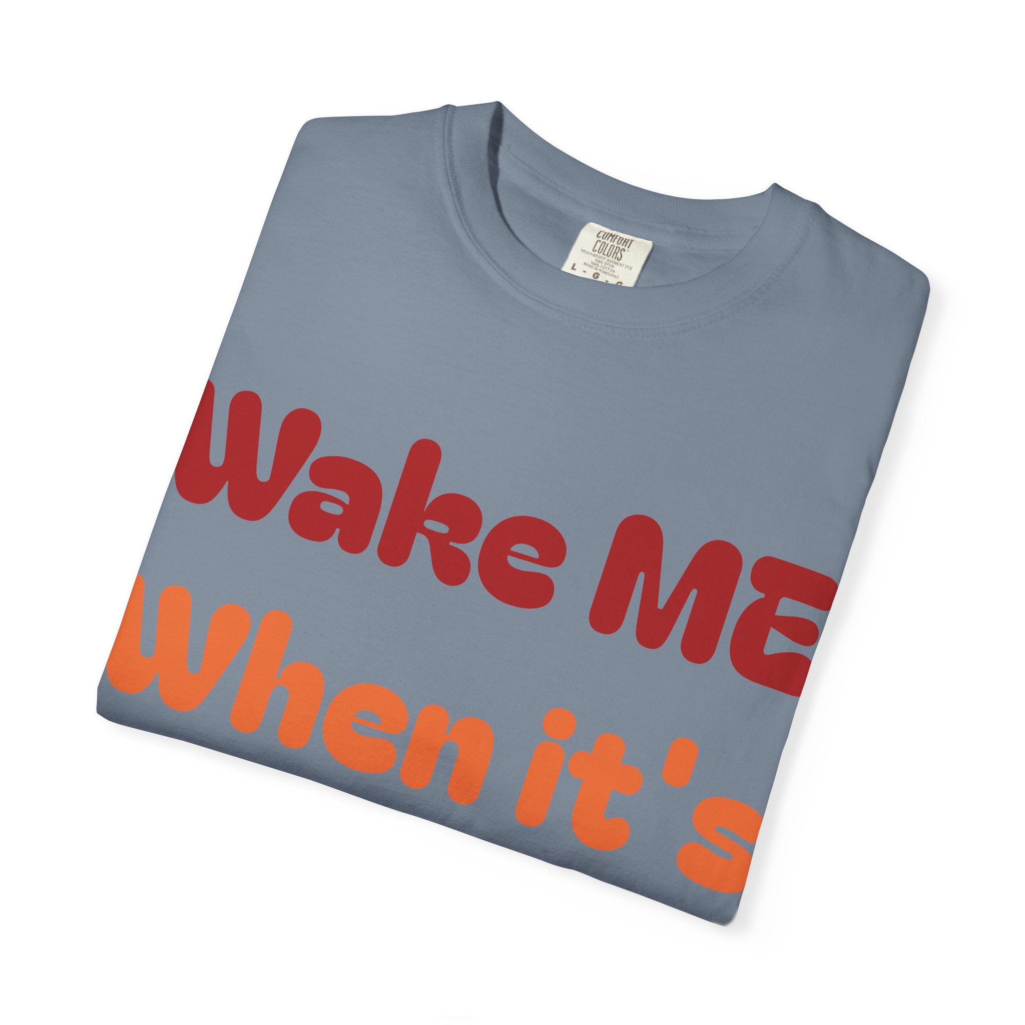 Wake Me When It's Friyay! T-Shirt — 'Midnight Run' Retro Graphic Tee