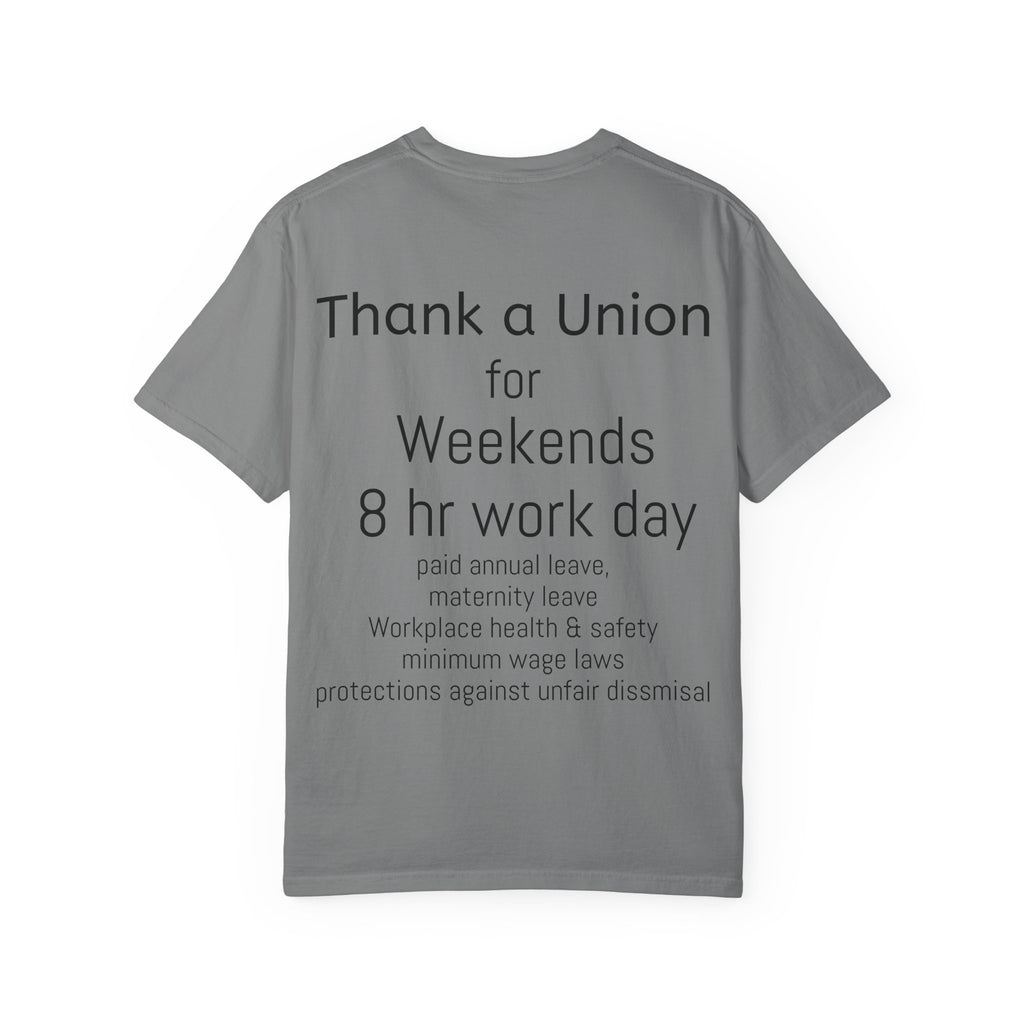 Labor Day T-Shirt — 'Thank a Union' Vintage Patriotic Tee