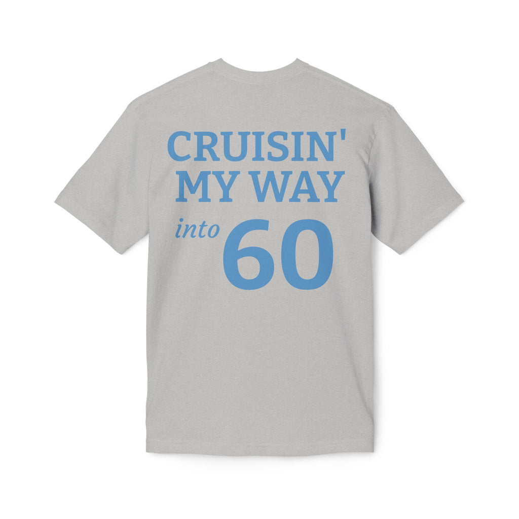 Cruisin' My Way Into 60 T-Shirt — Vintage Route 66 Classic Car Birthday Tee