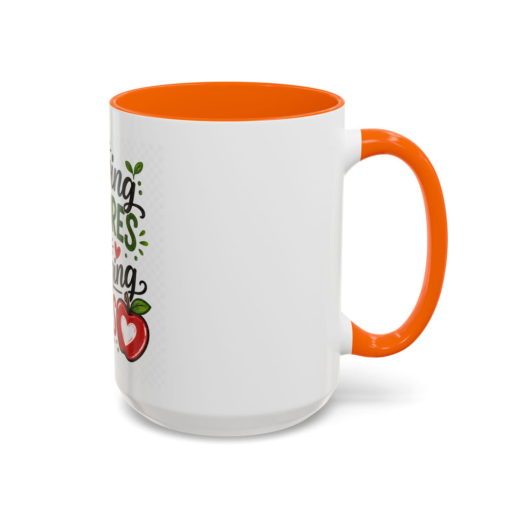 Growing Futures & Changing Lives Coffee Mug — Teacher Appreciation Accent Mug (11/15oz)