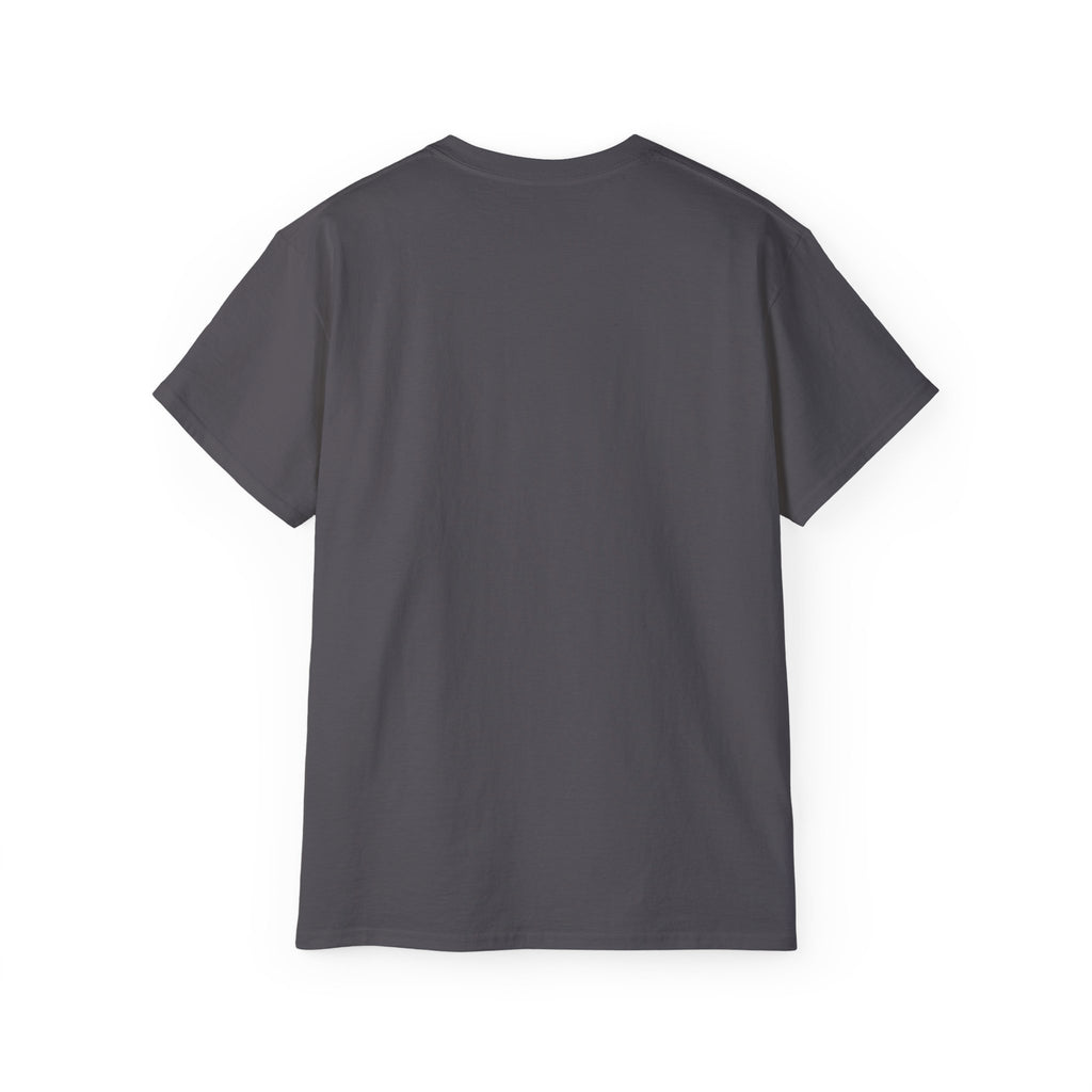 Colorful Sneaker Stack Tee — Graphic Shoe & Backpack Illustration T‑Shirt