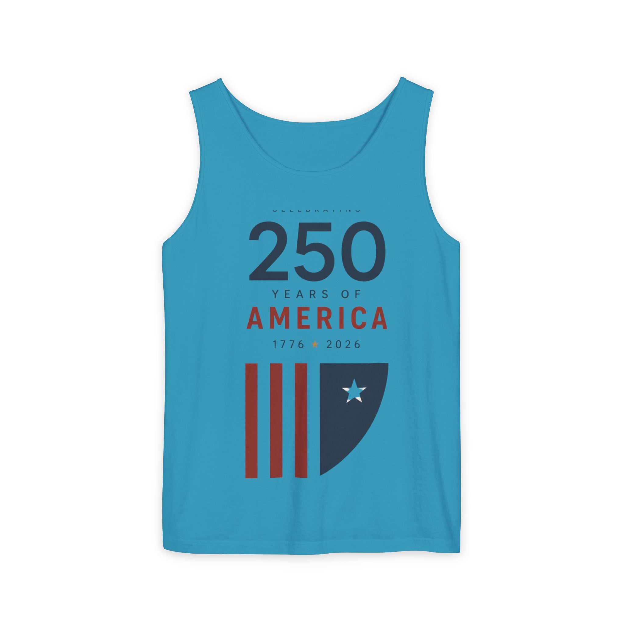250 Years of America Tank Top — Patriotic 1776–2026 Anniversary Graphic Tank
