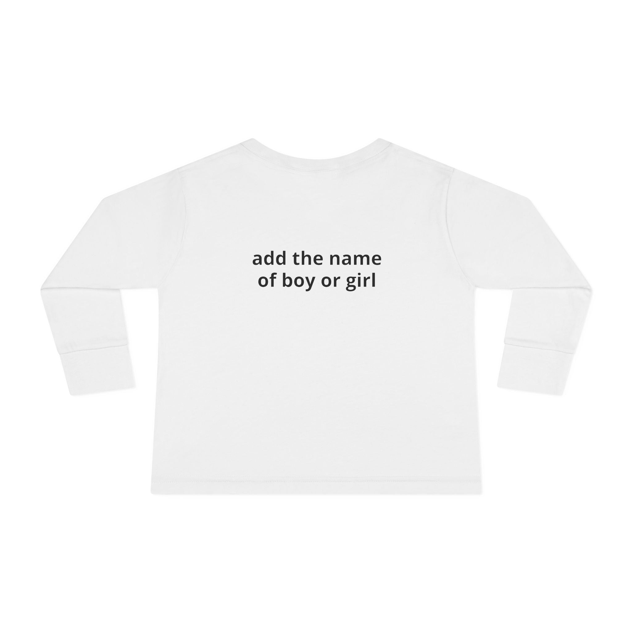Halloween Toddler Long Sleeve Tee — Cute Dinosaur Ghost "BOO!" Halloween Shirt